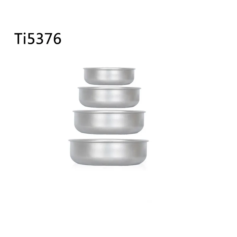 КИТ набор титановых тарелок Кемпинг тарелка уличная посуда Ti5371/Ti5377