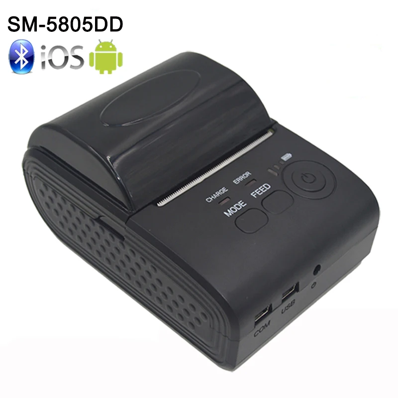 58 мм Мини Портативный Bluetooth 4 0 беспроводной чековый Термопринтер для IOS Android Windows USB