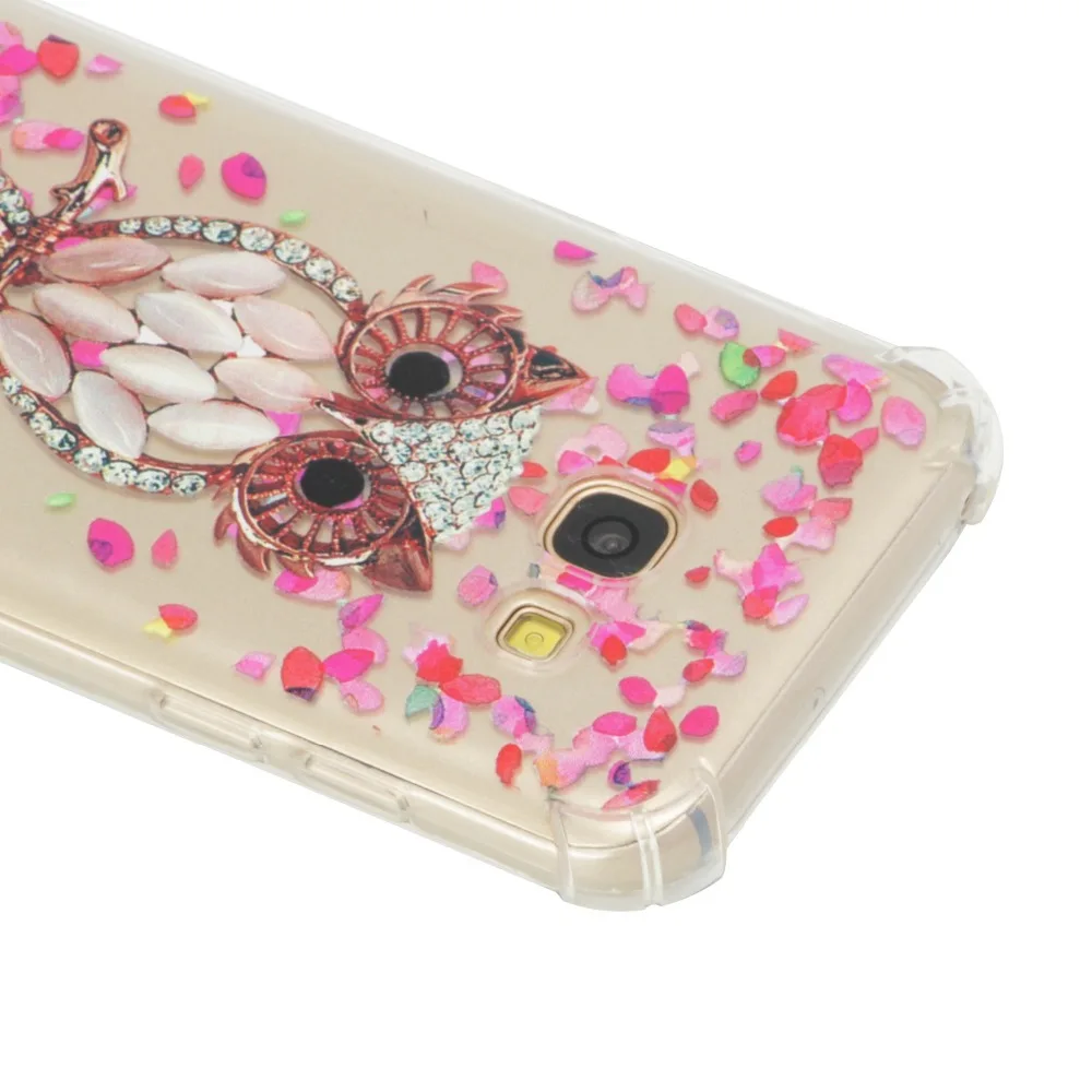 Case Anti-fall TPU For fitted case Samsung A5 2017 Cat Stand Cover Flip Leather Book Holder |