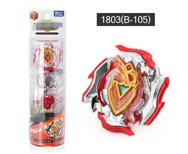 B105 Palstic Packed B110 Bey blade Burst без пускового устройства и коробки левого манёвра Bayblade Металл Fusion волчок Bey Blade лезвия игрушки - Цвет: B105 Palstic Packed