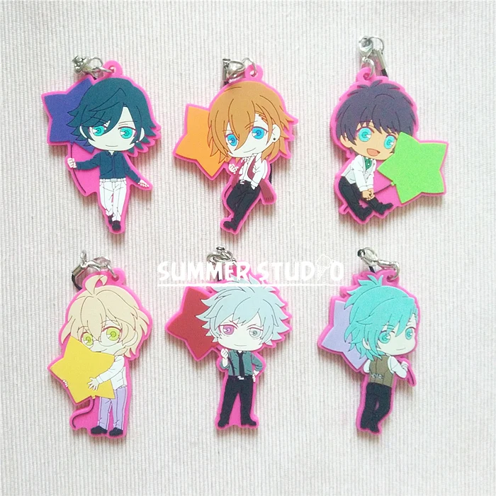 Аниме Ichinose Tokiya MIKAZE Jinguji Ren AI Aijima Cecil Shinomiya Natsuki Ranmaru Звезда резиновый брелок|Игровые