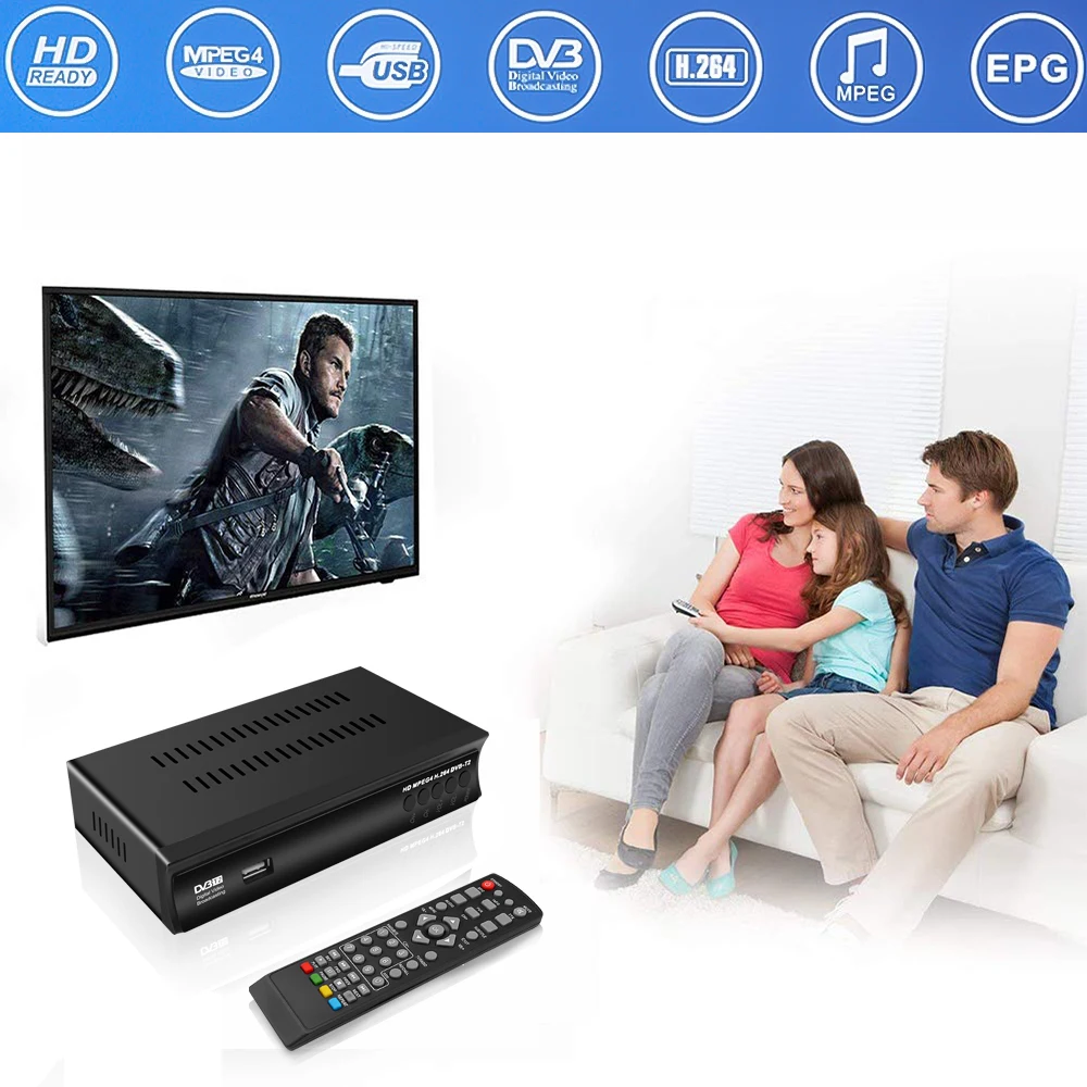 Спутниковый ресивер KEBIDU M2 DVB T/T2 HD цифровой ТВ тюнер приемник MPEG T2 H.264 для эфирного T