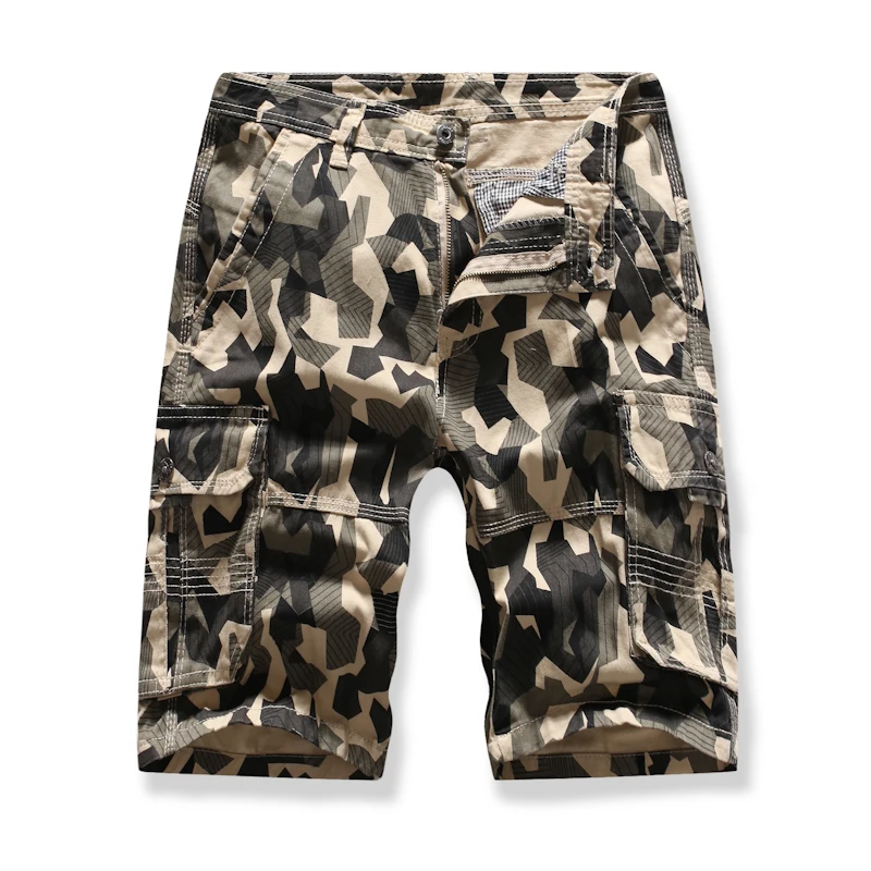 

Mens Military Overall Cargo Shorts Camouflage Cotton bermuda Short Pants Multi Pockets Comfortable Camo Pantalones Cortos Hombre