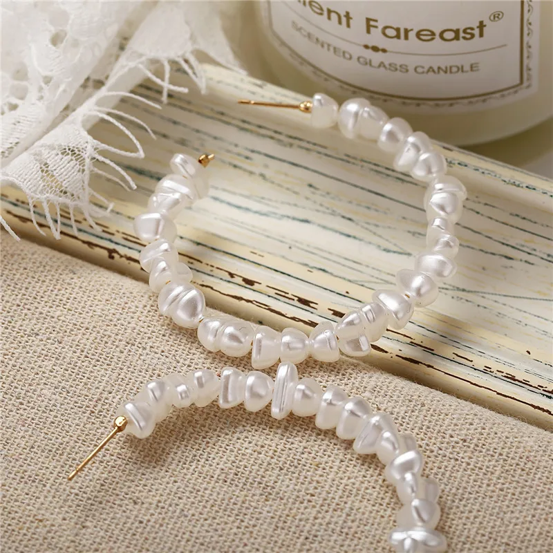 Бесплатная доставка большие размеры жемчужные серьги для женщин супер звездный