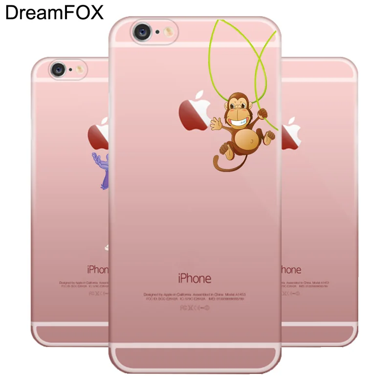 M205 милый мягкий силиконовый чехол из ТПУ с обезьянкой для Apple iPhone 11 Pro X XR XS Max 8 7 6 6S