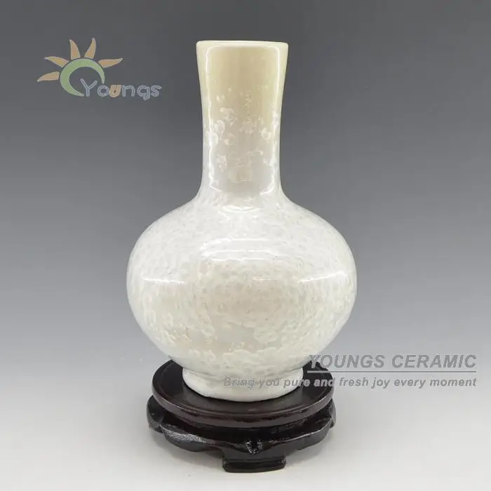 Цзиндэчжэнь керамические кристаллические глазурованные белые вазы|white vase|jingdezhen