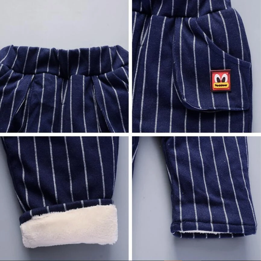 Baby girls pants boys winter plush trousers kids super warm long 1-4Y baby velvet cotton thickening new born cute | Мать и ребенок