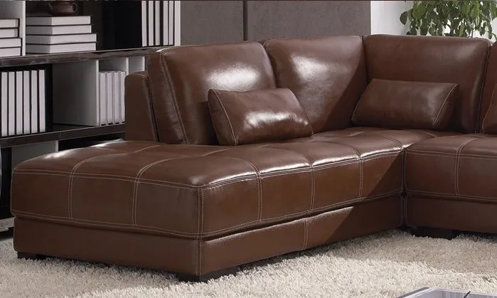 Бесплатная доставка гостиная секционный кожаный угловой диван классический l