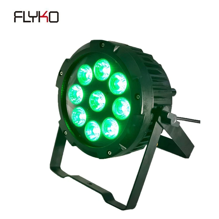 

Free shipping led 9x15w waterproof par light for mini party and outdoor party
