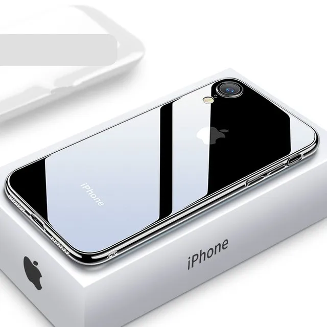 Ультра тонкий прозрачный чехол для Apple iPhone X XS Max XR Чехлы мягкий TPU телефона Capa |