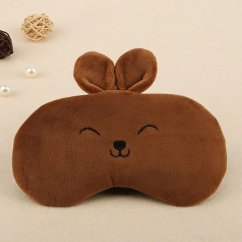 

Cute Smile Bear Eye Cover Mask for Sleeping Eyeshade Eyepatch For Women And Girls Portable Adjustable Shading Blindfold Aid