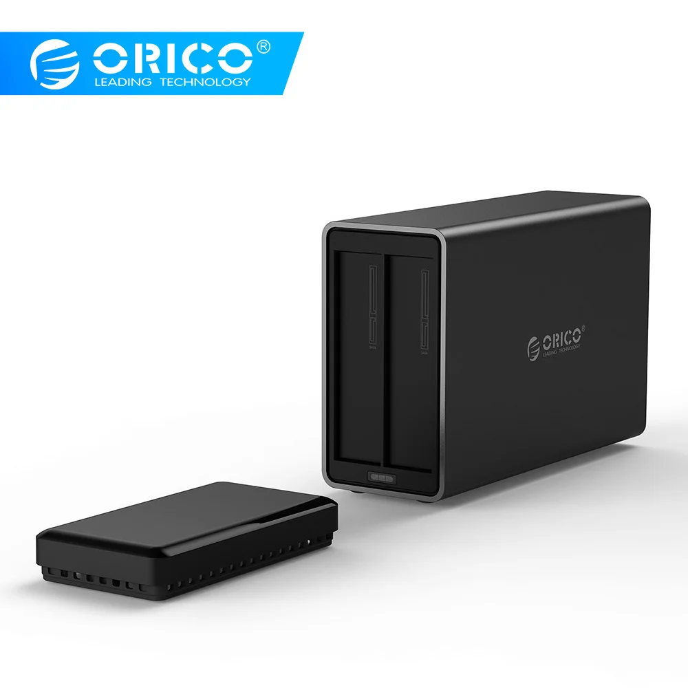 Док станция ORICO NS200U3 2 Bay USB3.0 для жесткого диска поддержка хранения ТБ 5 Гбит/с 12V4A