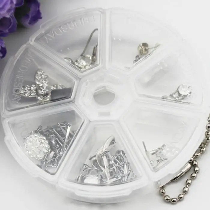 Пустой чехол для таблеток 7 Слот Еженедельный медицинский Органайзер круглый контейнер туристическая капсула таблетки для здоровья лекарственные пластмассовые разветвительная коробка 1 шт