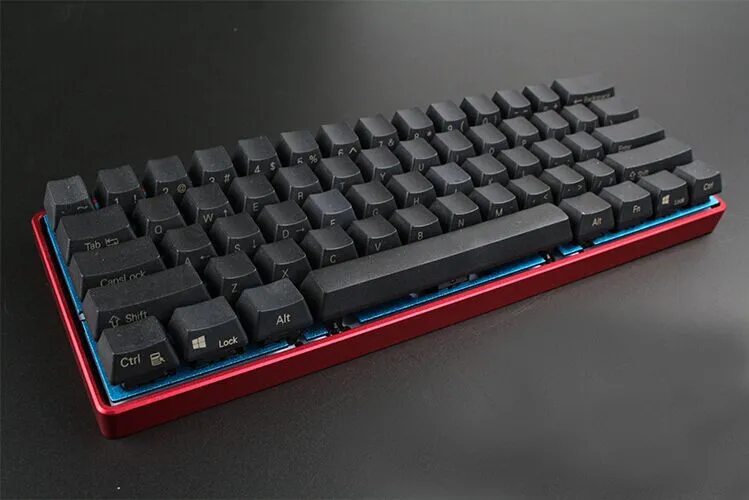 Индивидуальные 60 64 Minila DIY Kit алюминиевый чехол с ЧПУ пластина типа C PCB для 60% 64 ANSI ISO механическая клавиатура