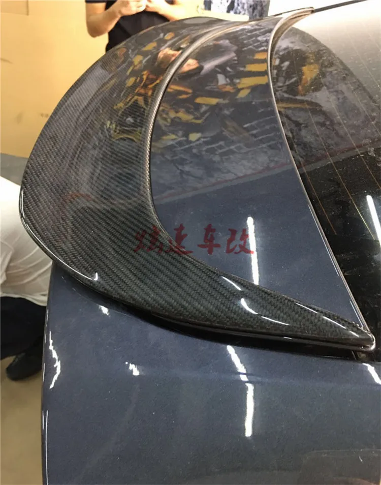 Подходит для Tesla Model X Revozport спойлер из углеродного волокна задняя боковая юбка
