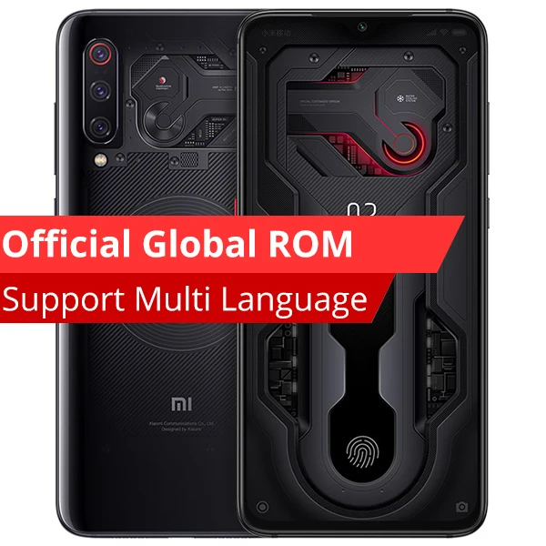 Global ROM Xiaomi mi, 9 mi 9, прозрачный, 8 ГБ ОЗУ, 128 Гб ПЗУ, Смартфон Snapdragon 855, 6,39 дюйма, 48мп, тройная задняя камера, мобильный телефон - Цвет: Global ROM