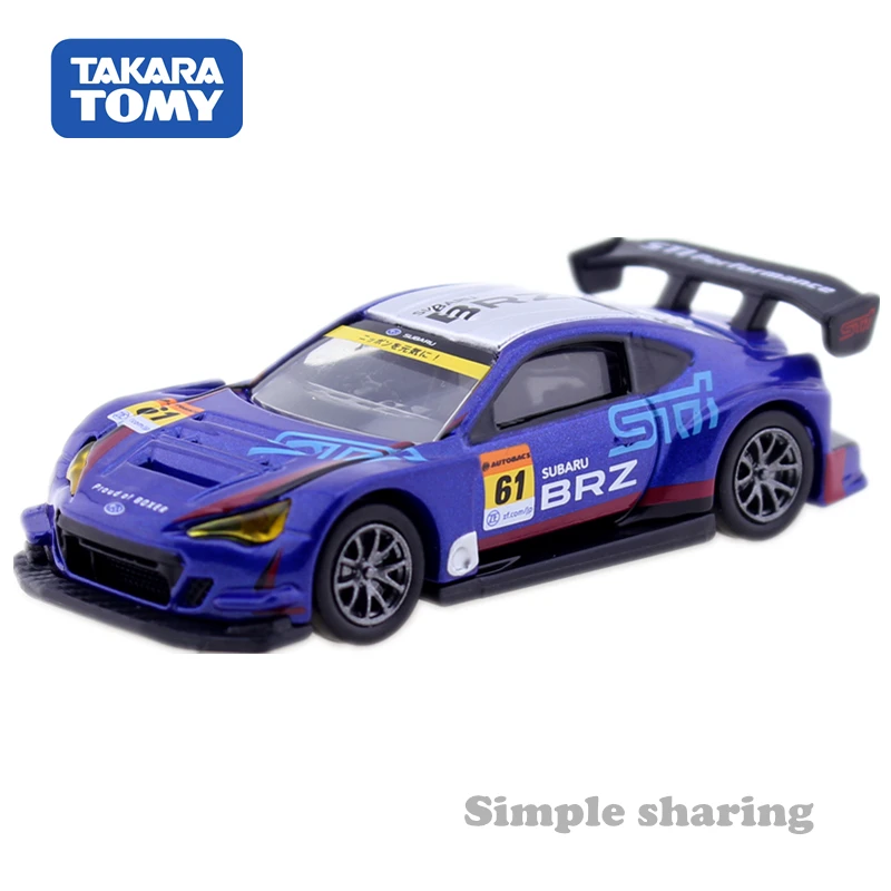 Takara Tomy TOMICA Premium No.18 Subaru BRZ R & D игрушечная спортивная машина 1:60 литый под давлением