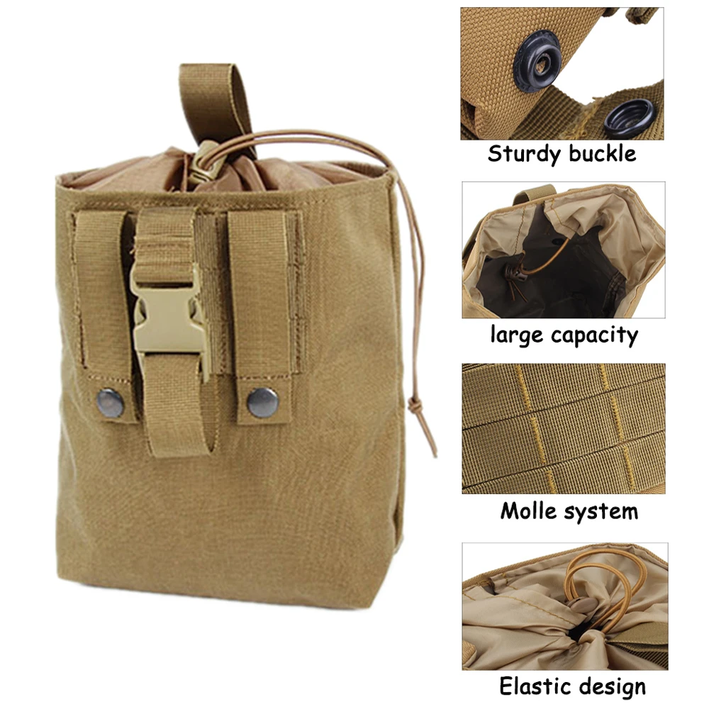 Тактическая Сумка Molle, подсумок, подсумок для охоты, страйкбола, военного оружия, патронов, складной карманный ремень, поясная сумка