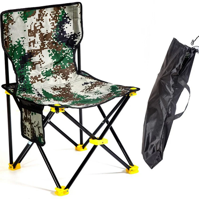 Легкий стул для рыбалки на открытом воздухе портативное Складное Сиденье