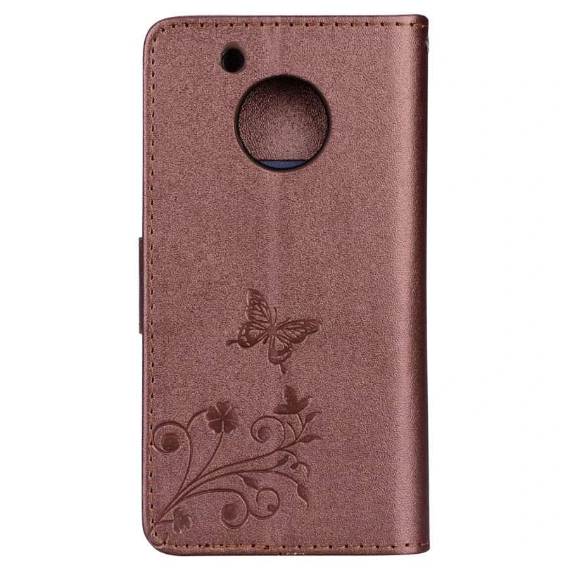 Fashion Mirror butterfly Case For Moto G5 PU Leather+TPU Back Cover Phone Capa | Мобильные телефоны и аксессуары