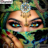 dispaint full squareround drill 5d diy diamond painting eye makeup 3d embroidery cross stitch 5d home decor a10654