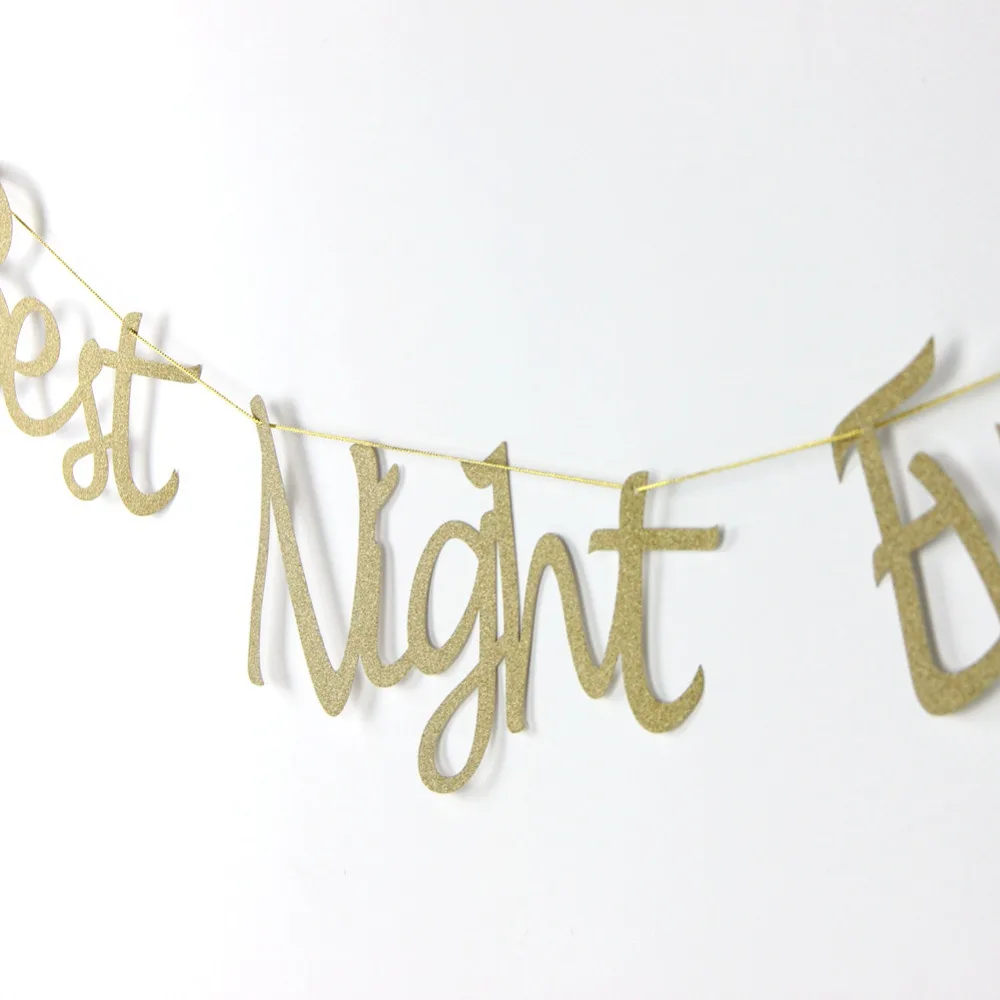 Фото Cursive Gold Glitter Best Night Ever Banner Girls Out Weekend Hens Wedding Decor Photobooth Prop Party Дом и сад Cursive Gold Glitter Best Night Ever Banner Girls Out Weekend Hens Wedding Decor Photobooth Prop Party Дом и сад