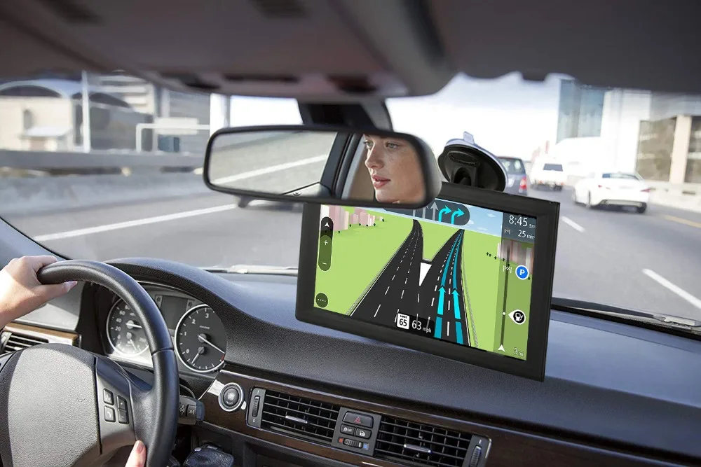 Carnavigation gps 9 дюймов lcd емкостный экран 256 Мб 8 г памяти FMtransmitter спутниковая навигация последняя карта