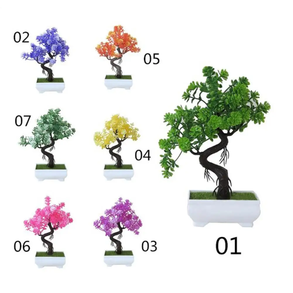 Новое искусственное растение бонсай маленькое дерево Горшечное поддельное