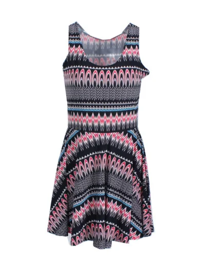 VI Fashion X-286 2015 новое модное летнее женское платье яркое сексуальное с принтом