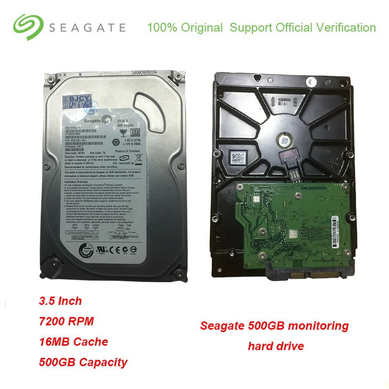 Оригинальный внутренний жесткий диск Seagate ST3320410SV 320 ГБ 3 5 дюйма 7200 об/мин SATA 2 0 6