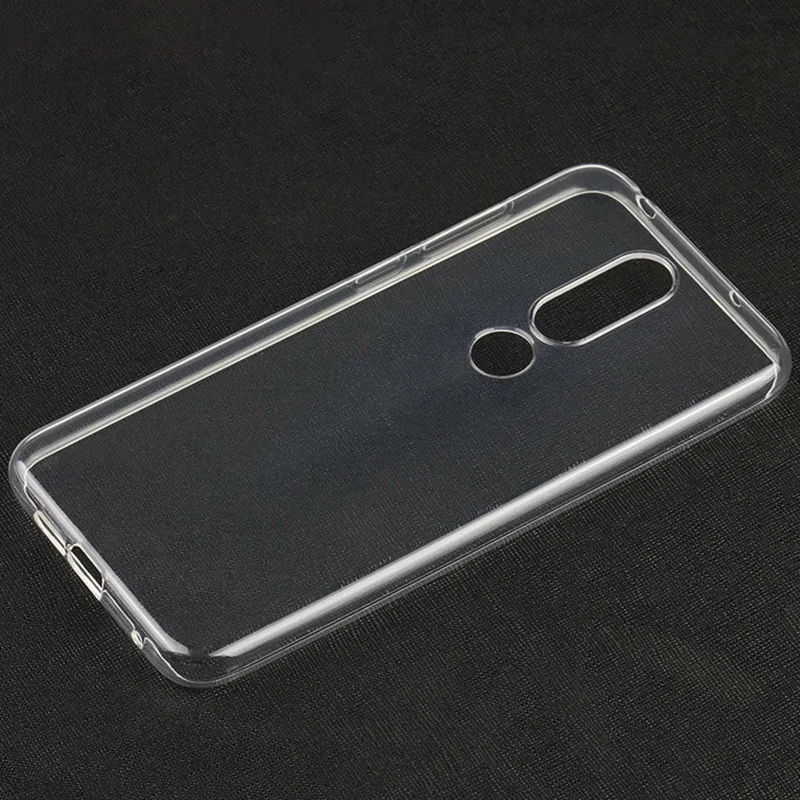Цвет матовый конфетный, TPU чехол для Nokia на возраст 1, 2, 3, 5, 6, 7 Plus 8 2,1 3,1 5,1X5X6X7 7,1 ультра тонкий прозрачный мягкий чехол - Цвет: Trans Clear TPU