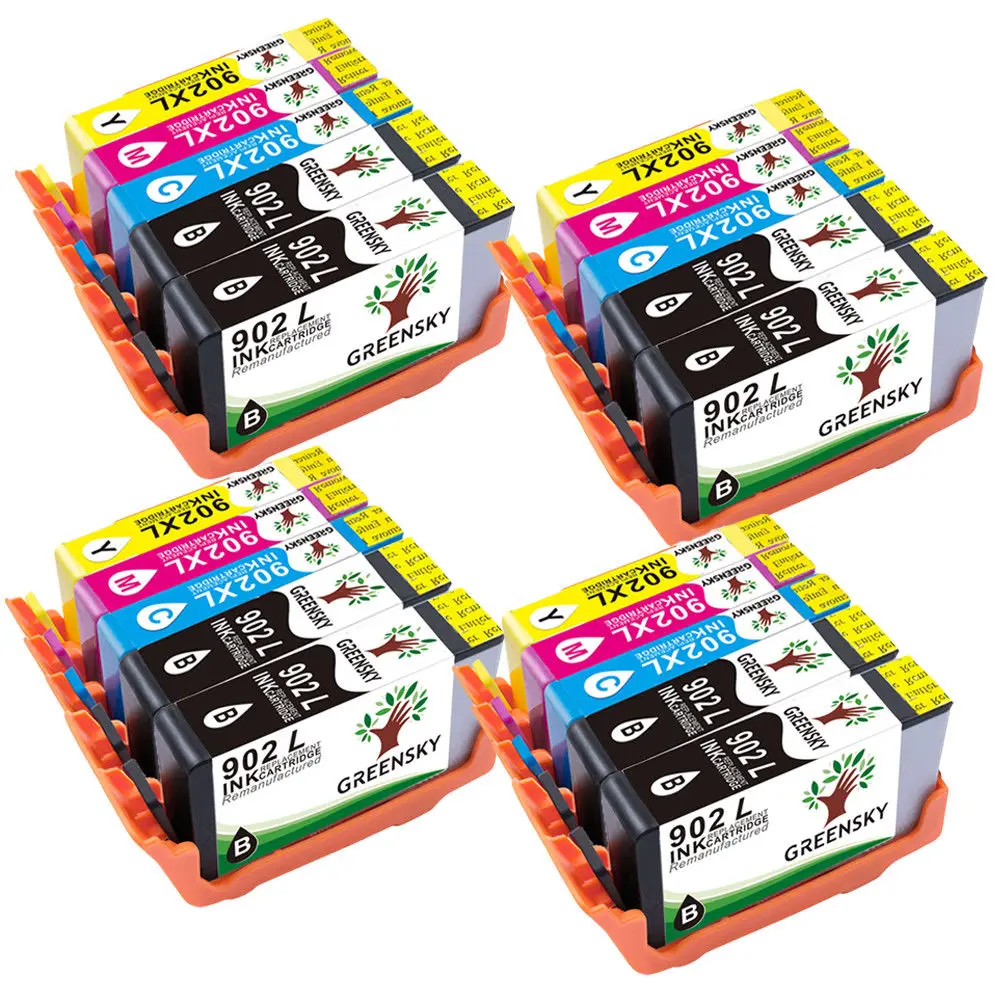 GREENSKY 20 шт./компл. Совместимый картридж для hp 902XL 902 L Office Pro 6978 6970 6954 6968 6979 6975 6950 6960 6951