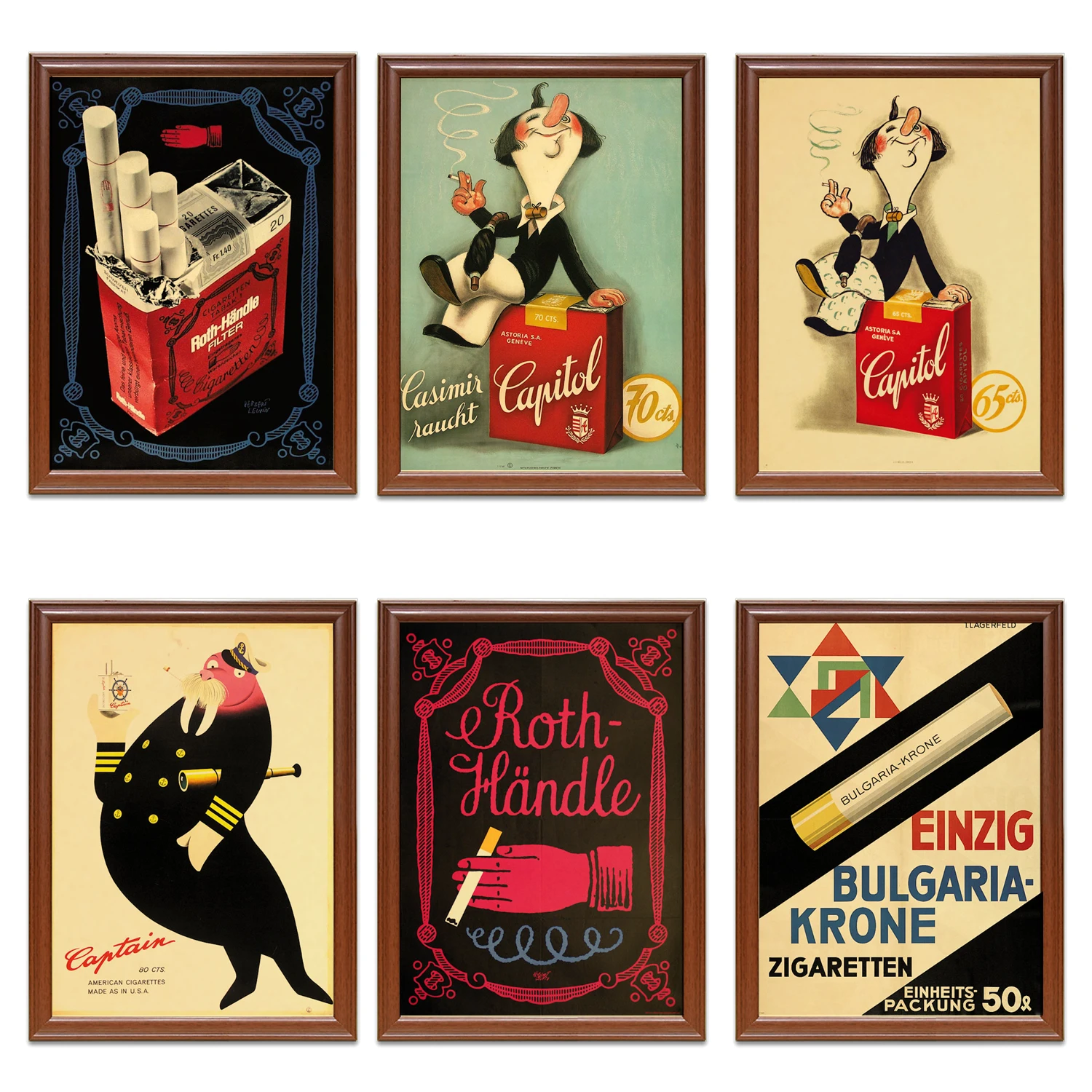 Винтажные 1900s сигареты табак рекламные плакаты Lucky Strike крафт-плакаты классические картины на холсте настенные наклейки домашний Декор подарок