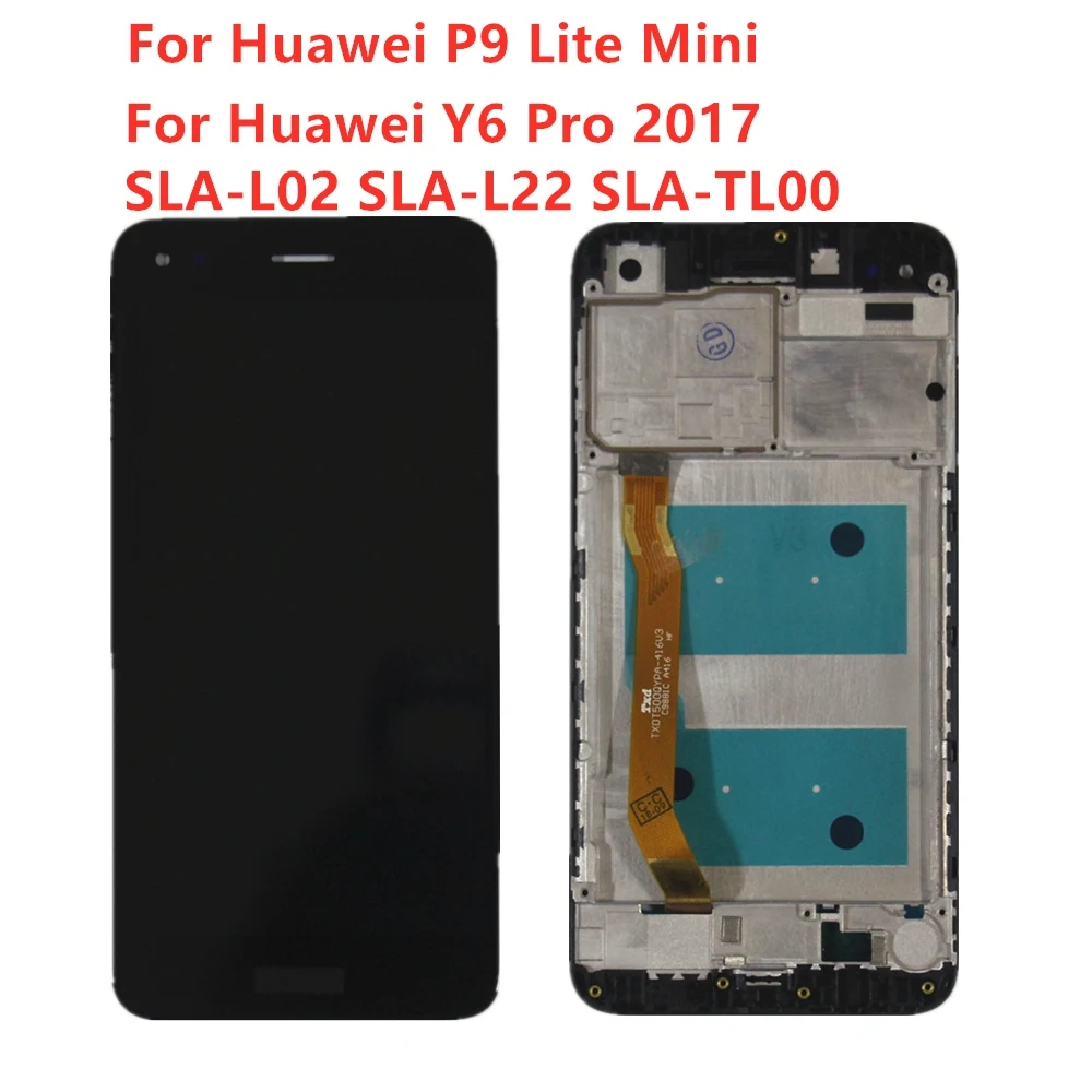 100% тестирование высокое качество ЖК дисплей + рамка для Huawei Y6 Pro 2017 SLA L02 L22 TL00