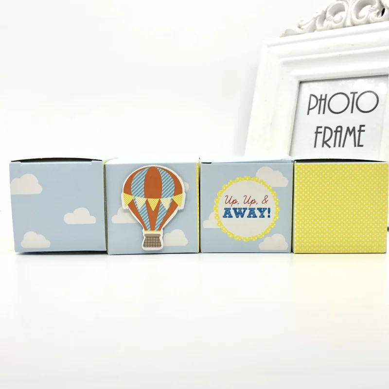 100 шт. воздушные шары Стиль Baby Shower квадратной формы коробки для шоколада и