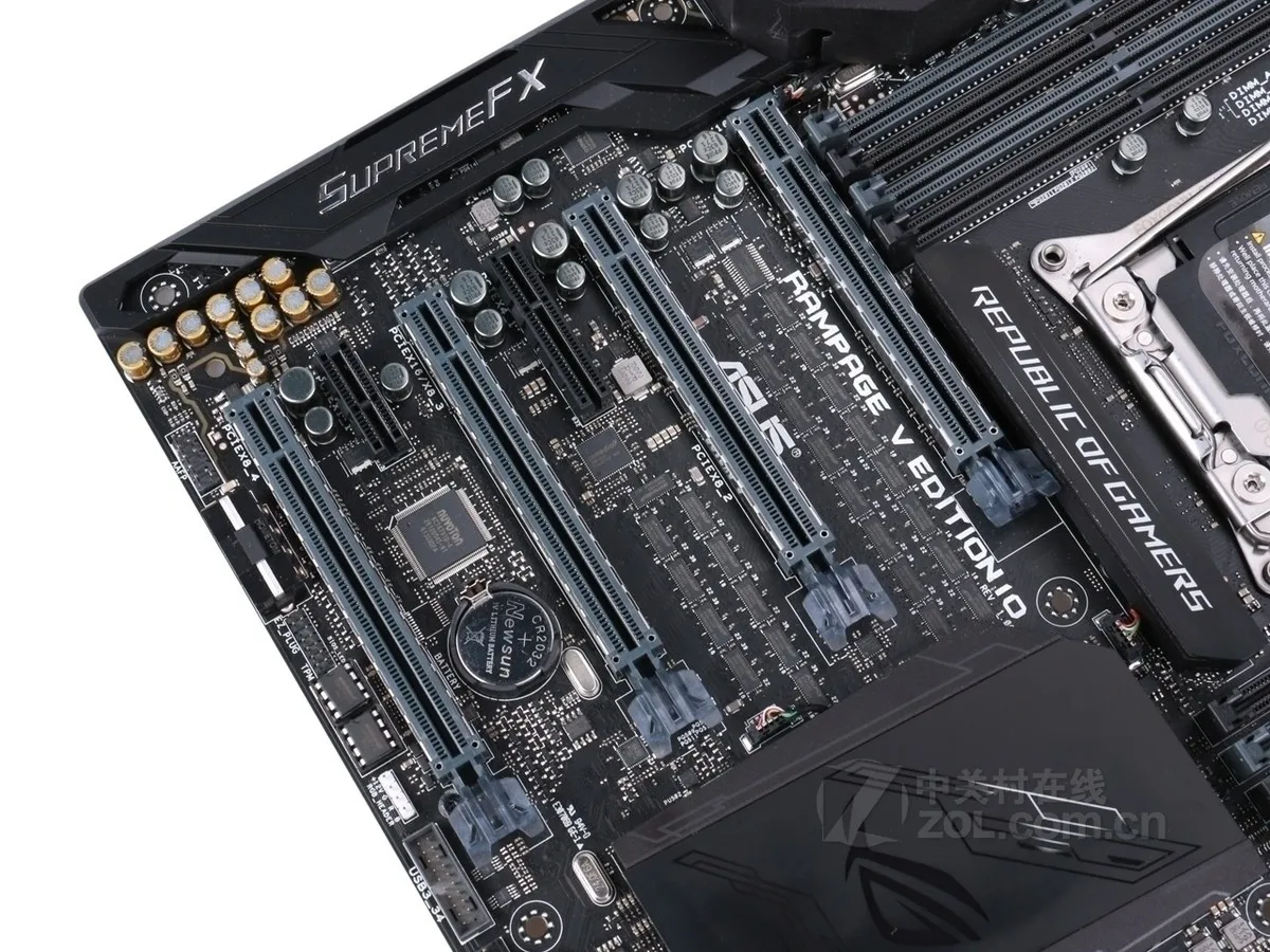 Материнская плата Asus ROG RAMPAGE V EDITION 10 для настольных ПК X99 Socket LGA 2011-V3 i7 X DDR4 128G E-ATX UEFI биос оригинальная б/у материнская плата