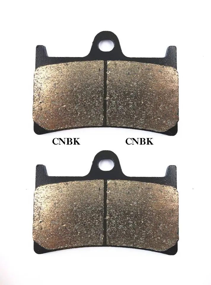 Тормозные колодки для YAMAHA YZF 1000 R1 YZFR1 YZF1000 02-03 YZF 600 R6 YZFR6 1999-2002 2000 2001 2003 2004 спереди и сзади местности - Цвет: Copper Front