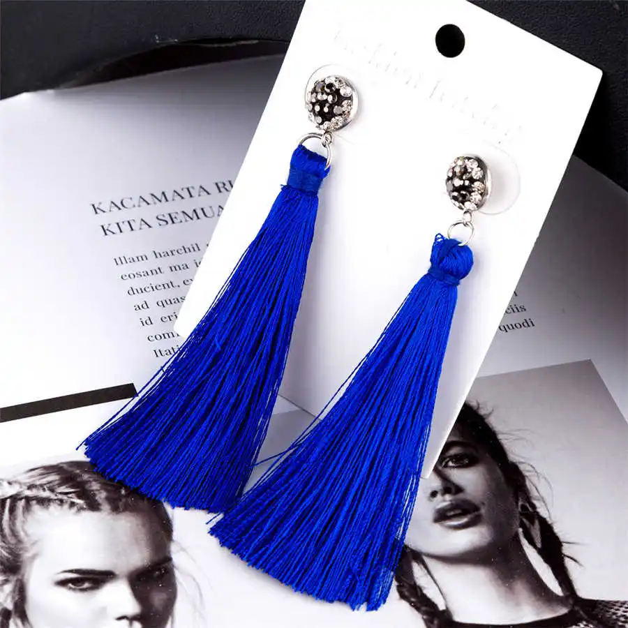 Женские длинные серьги-подвески L &amp H яркие Висячие серьги для женщин 2018 |