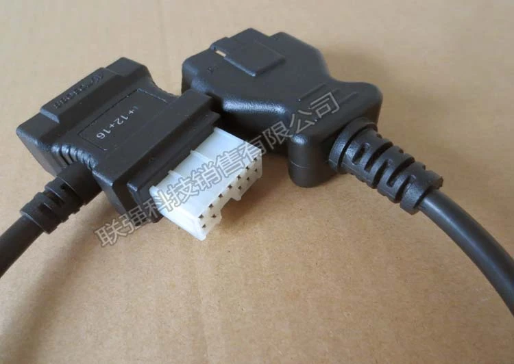Original V30 for MITSUBISHI 12+16 OBD-II Adaptor for AutoBoss OBD II Connector OBDII Adapter pins OBD2 Connecter