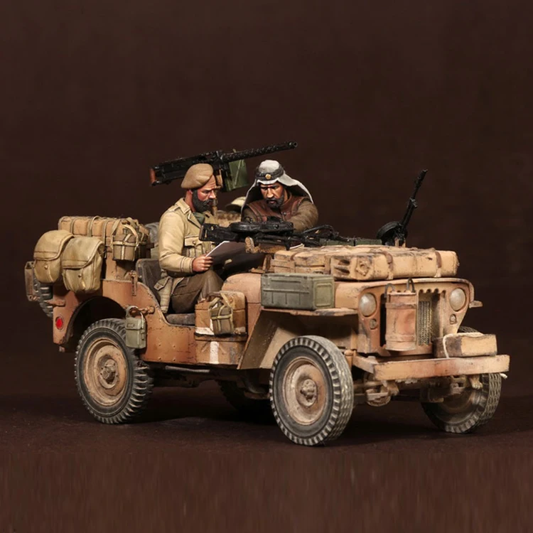 1/35 Смола вторая мировая война армия Современная Южная Африка джип машина военная