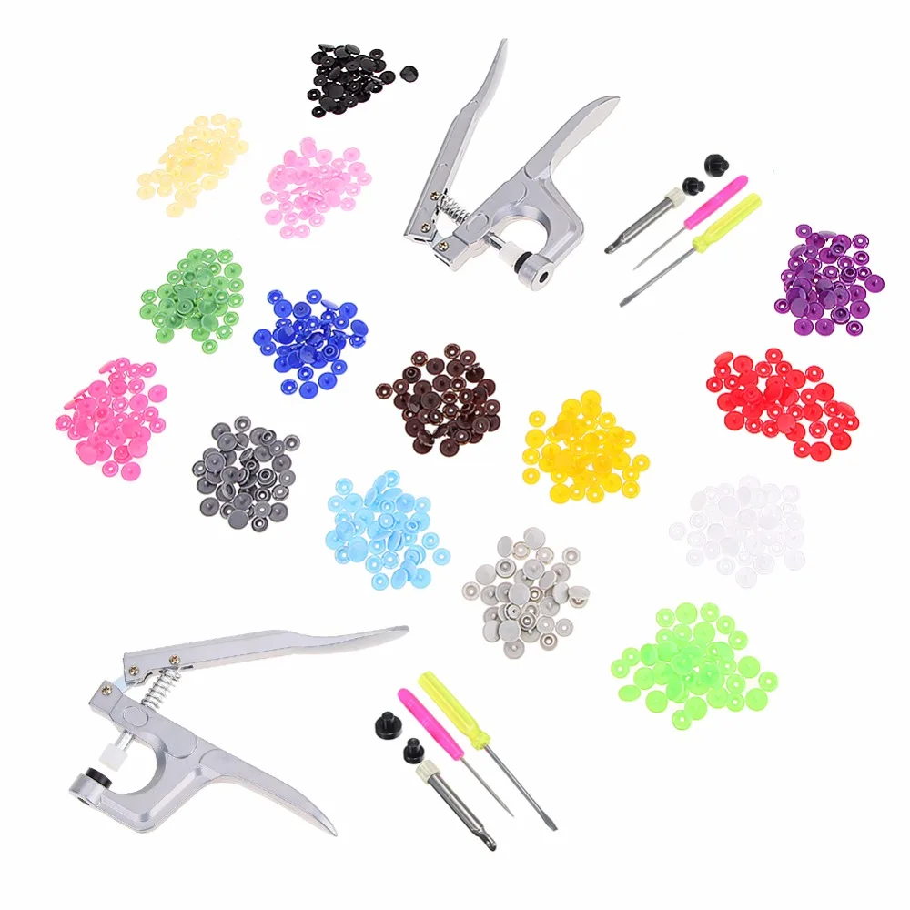 Клещи для крепления KAM Button + 150 шт. T5 Пластиковые полимерные нажимные стержни