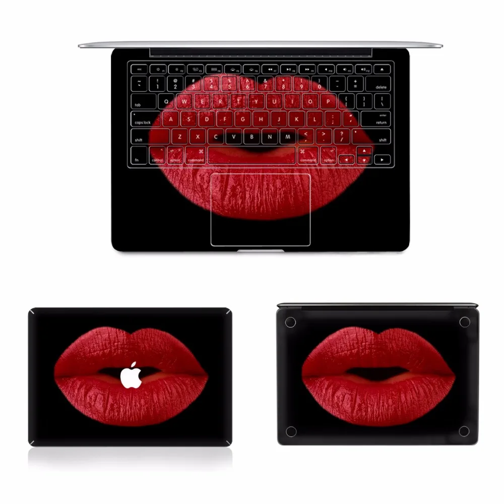 Радужные Деревянные ПВХ наклейки для ноутбука наклейка для Apple Macbook Air Pro retina 11 12 13 15 дюймов США клавиатура граффити защитные чехлы