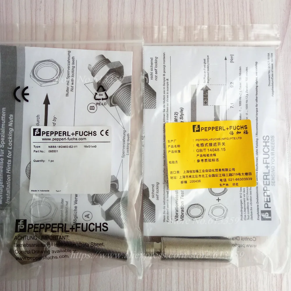 NBB8-18GM50-E0-V1 NBB8-18GM50-E2-V1 P& F индуктивный датчик приближения сенсор новая гарантия на один год