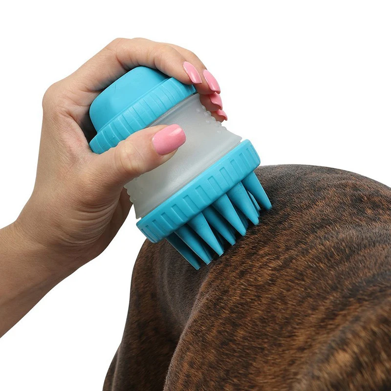 Прямая доставка нежный собака шайба Pet Кисть Deshedding эффективное Уход за лошадьми