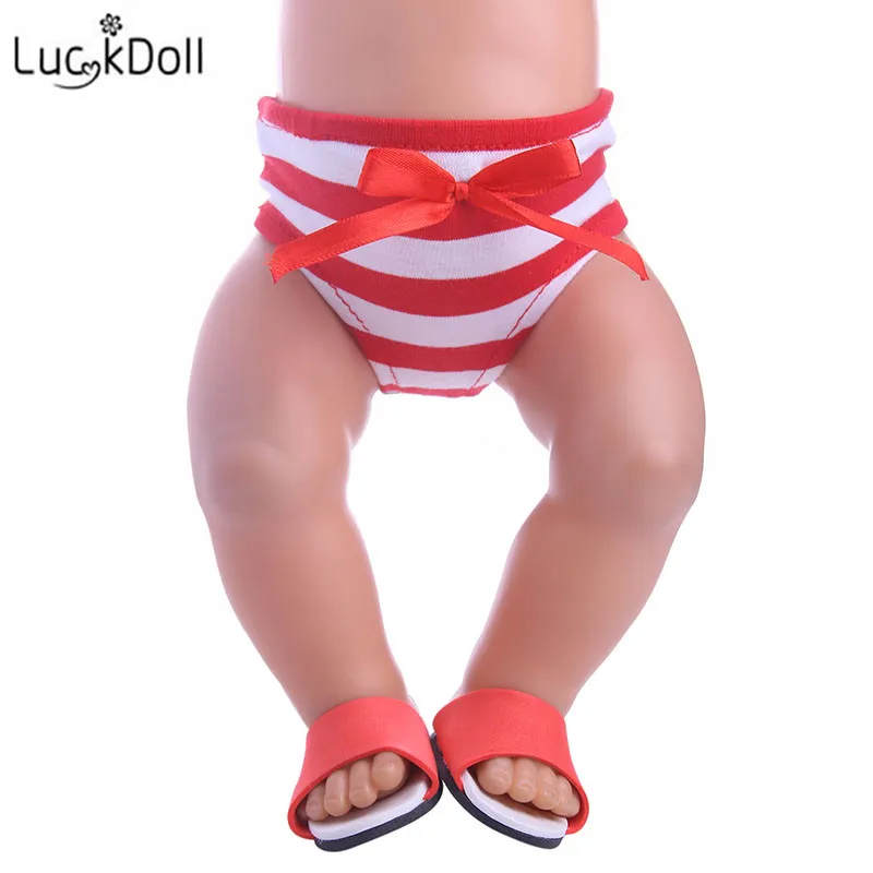 LUCKDOLL Crossbar Doll Panties For 18-inch American Or 43 cm Accessories | Игрушки и хобби
