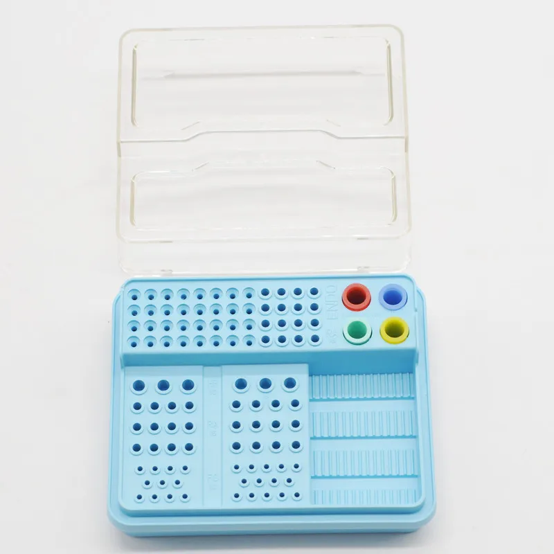 

Lab Item Dental 91 Holes Endo Storage & Disinfection Box Case for Endo Burs Files Instrument