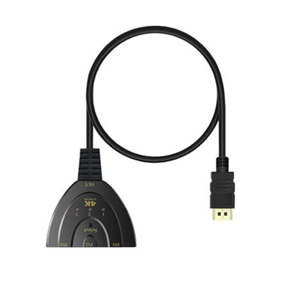 FDBRO Новый 4K * 2K 3D Мини 3 порта HDMI переключатель 1.4b сплиттер 1080P в 1 выход порт