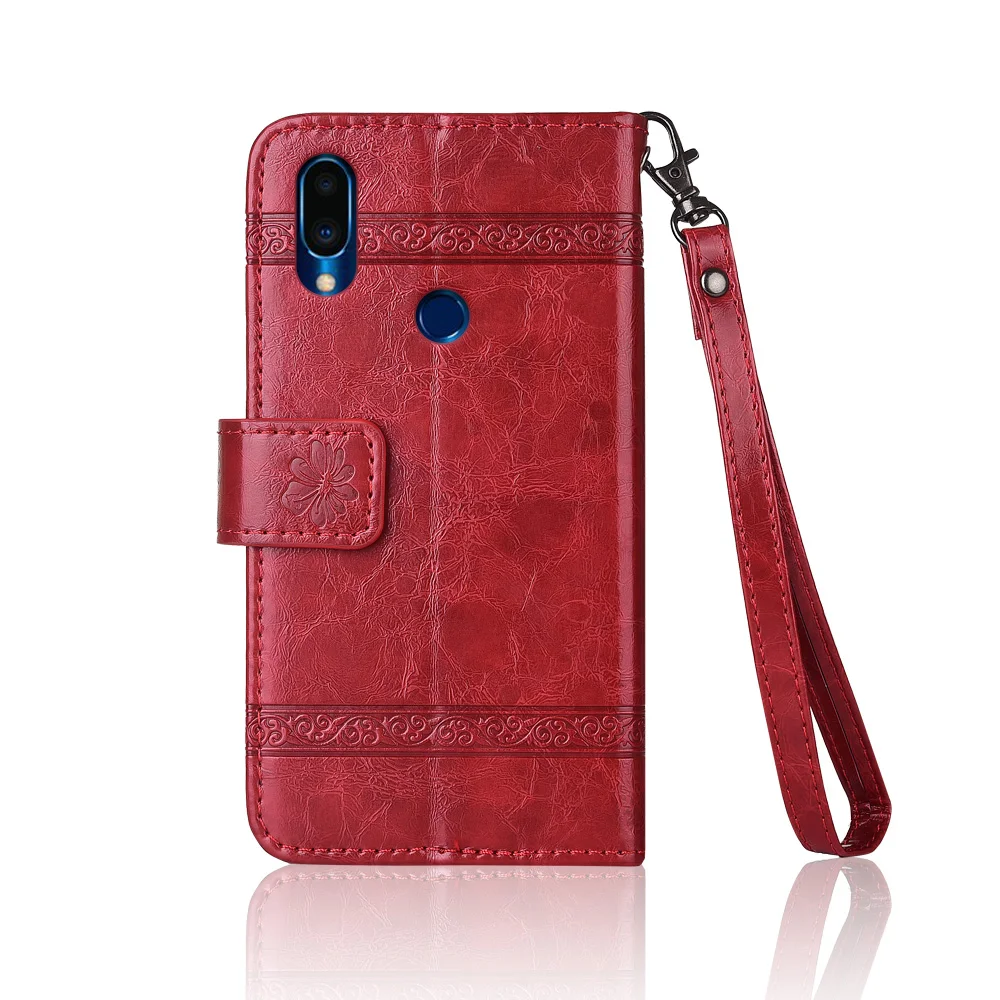Кожаный чехол-книжка для Meizu Note 9 чехлы из ТПУ с цветочным принтом 100% специальный