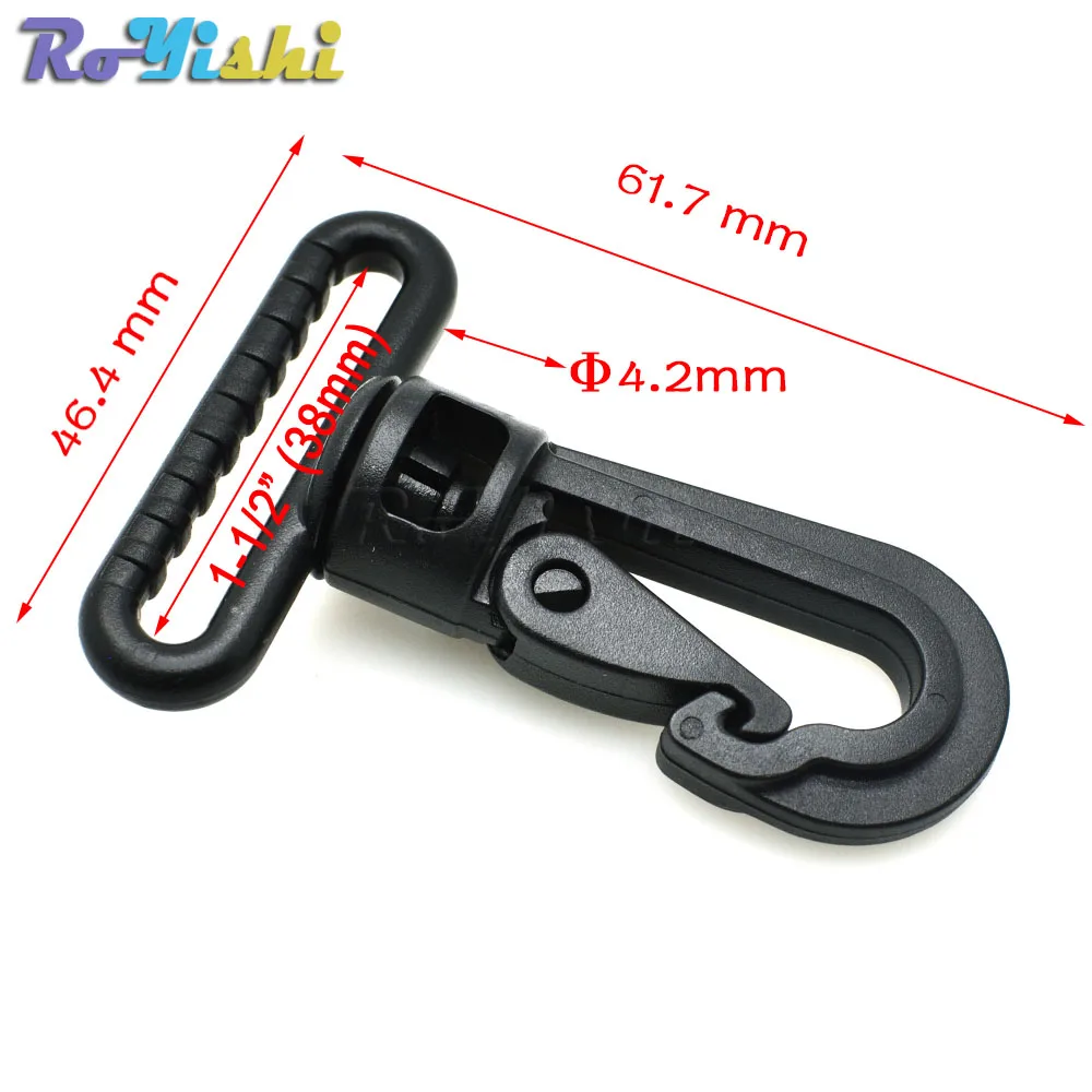 Пластиковые вертлюжные Крючки пряжки для рюкзака ремня портфеля ремень застежка