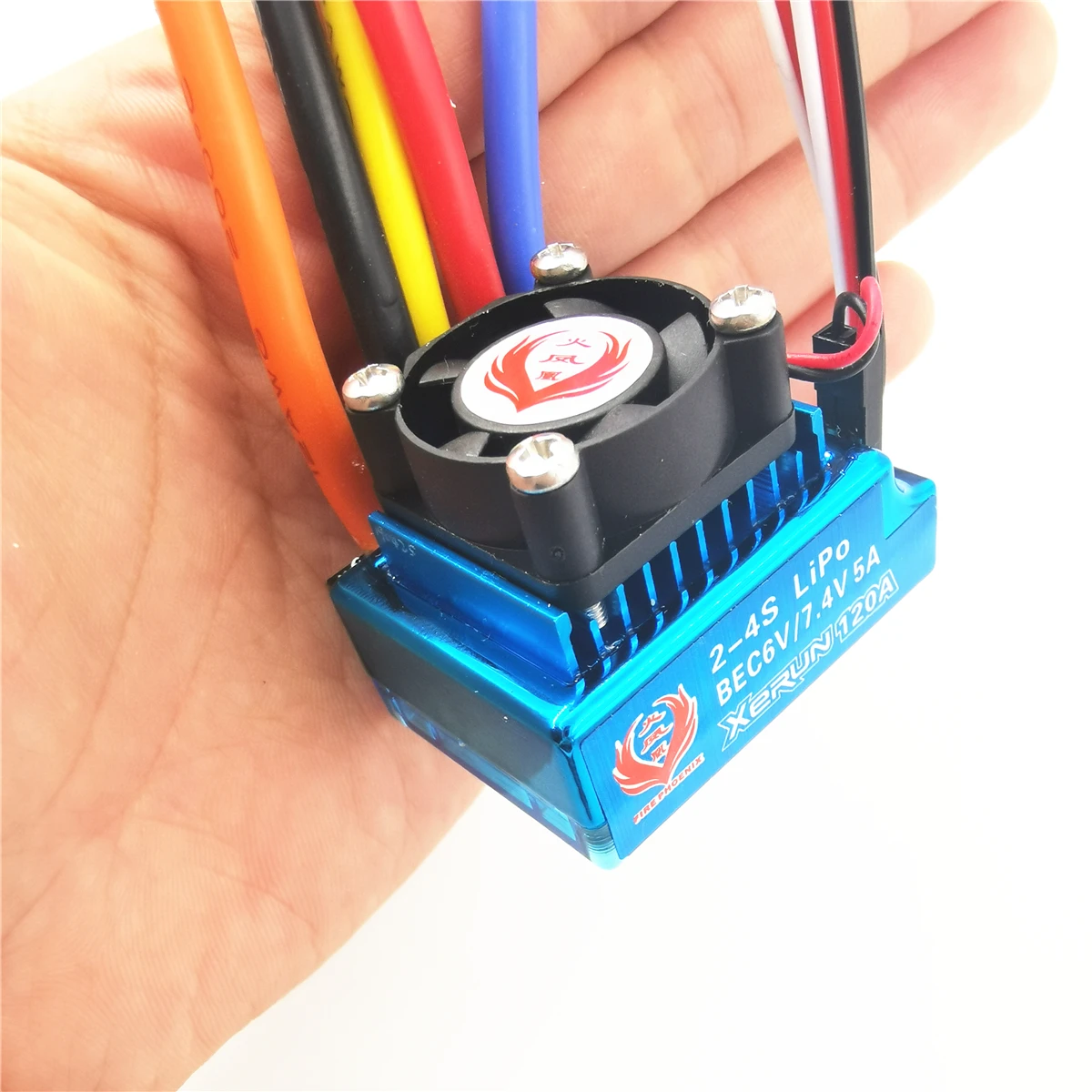120A бесщеточный Сенсор ed Esc с зал кабель 2 4s Lipo 6V/5A или 7 4 V/5A BEC для Rc лодка/Rc